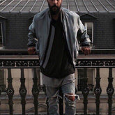 Mens Jacket Silk Padded Unisex Baseball Jacket MIJKO