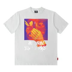Men T Shirt Men's Loose Printed Fashion Brand Men's Summer T-shirt