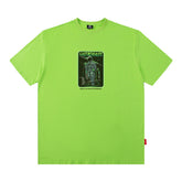 Men T Shirt Cartoon Printed Short-Sleeved T-shirt Men and Women Street Cotton Casual