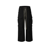 Mens Vintage Pants GethBela wide-leg overalls functional men's and women's casual trousers MIJKO