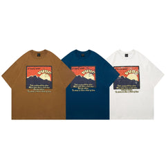 Men's T Shirts Printed T-Shirts Men's Cotton Short Sleeves