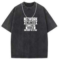 Men T Shirts Washed old punk cotton short-sleeved T-shirt couple loose