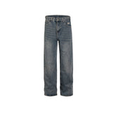 Men Vintage Pants Men's Women's Hip Hop Trousers Washed Jeans Tide MIJKO