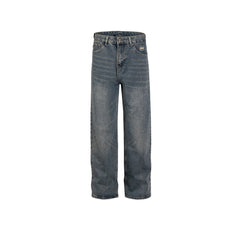 Men Vintage Pants Men's Women's Hip Hop Trousers Washed Jeans Tide MIJKO