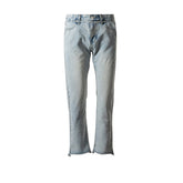 Men's Vintage Pants Men's Women's Autumn and Winter Wide-footed Trousers Washed and Old Jeans MIJKO