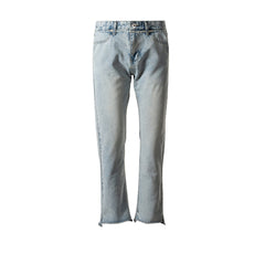 Men's Vintage Pants Men's Women's Autumn and Winter Wide-footed Trousers Washed and Old Jeans MIJKO