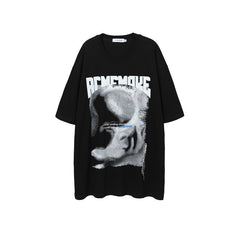 T-shirt Homme Ample Demi-Manche T-shirt Homme Imprimé Manches Courtes