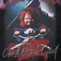 Mens T Shirts Vintage Monster Print Cotton Short Sleeve T-Shirt ins Loose