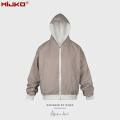 Men Jacket Double-Sided Hooded Jacket MIJKO