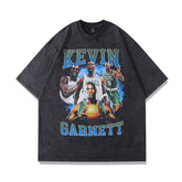 Men T Shirt Hip Hop Distressed Short-Sleeved T-shirt Men's Summer