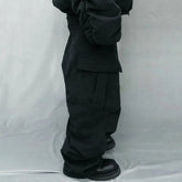 Men Vintage Pants Large Pocket Casual Pants MIJKO