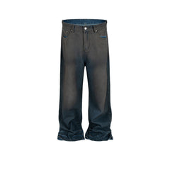 Men's Vintage Pants Men's Women's Old Design Jeans Straight Pants MIJKO