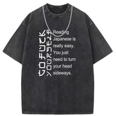 Men T Shirts Washed old punk cotton short sleeves