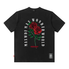 T-shirt homme imprimé T-shirt à manches courtes Homme Été Rétro Ample