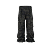 Men's Vintage Pants camouflage casual trousers men's and women's tote overalls MIJKO
