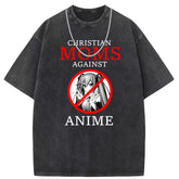 Men T Shirts Short Sleeve T-Shirts Women Washed Old American Street