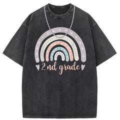 Men T Shirts Pure cotton round neck short-sleeved T-shirt washed and old