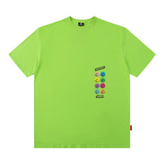 T-shirt à manches courtes unisexe ample et décontracté