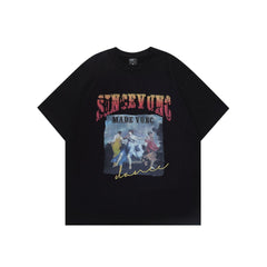 Men T Shirts Summer Vintage Men