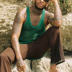 Rave Outfits Mens Vest Base Clothing