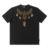 Men T Shirt Printed Short-Sleeved T-shirt Baby Boy and Girl Summer Loose All-Match Casual