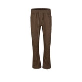 Mens Vintage Pants Splicing Flared Trousers Casual Pants MIJKO