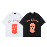 Men T Shirt Printed Short-Sleeved T-shirt Men and Women Street Ins Style All-Match Top