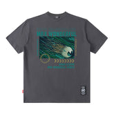 Men T Shirt Retro Fashion Brand T-shirt for Men and Women Spring and Summer