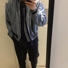 Mens Jacket Silk Padded Unisex Baseball Jacket MIJKO