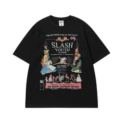 T-shirt rétro à manches courtes pour hommes et femmes, pour couple, été