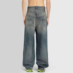 Mens Vintage Pants Mens Women's Old Baggy Trousers Straight Jeans MIJKO
