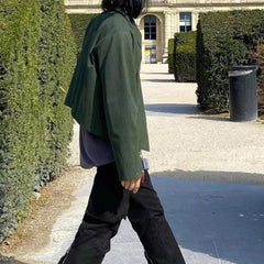 Mens Jacket Vibe Two-way Pull Short Jacket Unisex MIJKO