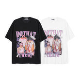 T-shirt homme manches courtes Hiphop Streetwear oversize mixte