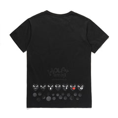 CDG Love Kawaku Short Sleeve Japanese Trendy Brand Campus Couple Short Sleeve T-Shirt