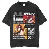 Mens T Shirts Summer Anime Printed Short Sleeve T-Shirts