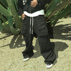 Men's Vintage Pants Wide Leg Tooling Pants Men's and Women's Casual Pants MIJKO