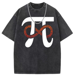 Men T Shirts Pure cotton round neck short-sleeved T-shirt women's washed and old