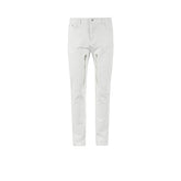 Men Vintage Pants Zipper Trim Trousers Slim-Fit Jeans MIJKO