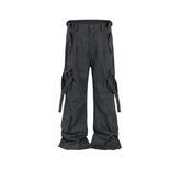 Men's Vintage Pants overalls men's and women's wide-footed casual trousers MIJKO