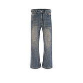 Men's Vintage Pants Men's Women's Wash Pants Jeans MIJKO