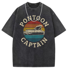 Men T Shirts Pure cotton round neck short-sleeved T-shirt women's washed and old