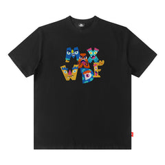 T-shirt Homme Hip Hop Rétro Manches Courtes T-shirt Homme Ample Décontracté