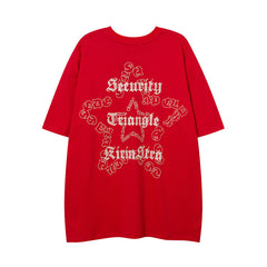 Men T Shirt Couple Half Sleeve T-shirt Hip Hop Casual Short Sleeve T-shirt for Men and Women