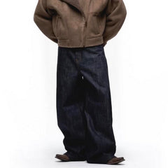 GGGard MIJKO series men's clothing women's multi-size trousers men's and women's same loose neutral scimitar three-dimensional Baggy original cow jeans