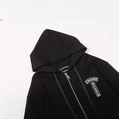 CHH Chrome Heart Hoodie Chromehearts Cross Hooded Zip Sweater