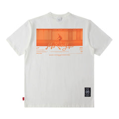 Men's T Shirt Printed Short-Sleeved T-shirt Men's Ins Trendy Loose Casual