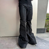 Mens Vintage Pants Casual Bootcut Bootcut Pants MIJKO