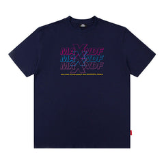 T-shirt homme à manches courtes imprimé lettres - Coupe ample