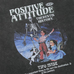 Men Long Sleeve T Shirt Cartoon Characters Printed Washed Old Loose