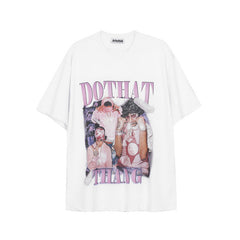 T-shirt homme manches courtes Hiphop Streetwear oversize mixte